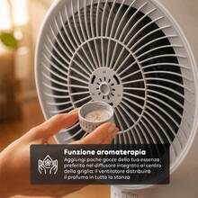 Avilia Ventilatore a Piantana Ricaricabile – 3 Altezze, Telecomando e Aromaterapia - Ventilatore da scrivania - Visualizzare 2