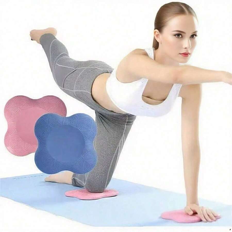 Comfortable Thick Sports Mat Yoga Pilates Balance Training Elbow Knee Support Pad Home Gym - Multicolor - View 1