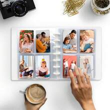10pcs A5 Transparent Photo Album Inner Pages, Loose-Leaf Replacement Pages, Durable PP Material, Double-Sided Use, Suitable For Office Supplies, Business Cards And Photo Albums,Back To School,Card Holder - As Shown In the Figure - View 6