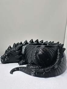1/2 piezas Maceta de dragón gótico negro, maceta para suculentas impresa en 3D, organizador de escritorio multifuncional - convencional - Ver 5