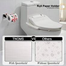 5-Piece Bathroom Accessory Set With Towel Rack, Toilet Paper Holder With Shelf, Wall Mounted, Brushed Gold, Stainless Steel, Bathroom Accessory Set - Brushing - View 4