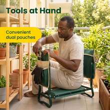 Gardening Kneeling Stool, Folding Gardening Stool, Gardening Knee Pad With Storage, Portable Gardening Work Chair, Outdoor Gardening Tools, Gardening Tool Storage Rack, Heavy-Duty Gardening Kneeling Stool - Portable Garden Kneeling Stool - View 3