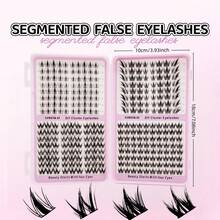 4 Sets Mixed-Style False Lashes, Thick Fluffy Natural Curl, Travel-Friendly Waterproof, Role-Playing Gift, 8-14mm Lengths - View 7