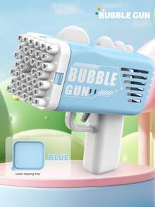 Automatic Handheld Dinosaur Bubble Gun - Summer Water Fun Bubble Toy - Gift For Boys & Girls - Fully Automatic Gatling One-Button Start - Portable & Compact (Batteries And Bubble Solution Not Included) - Multicolor - View 12