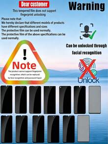 2PCS Matte Privacy Anti Peeping Ceramic Film Screen Protector Soft Film Compatible With Samsung Galaxy S26 S25 Compatible With Xiaomi 17 15C A7 Anti-Fingerprint, Scratch-Resistant, Bubble-Free Insctallation Privacy Protection [International Version, Non Local Version] - Black - View 3