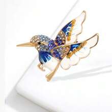 Fashionable Personalized Hummingbird Brooch, High-End Versatile Exquisite Animal Pin, Clothing Accessory, Brooch Flower, Anti-Exposure Fixing Clothing Accessory - Bird Brooch - View 7