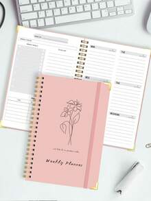 Trees 週計畫筆記本 無日期待辦清單 計劃日程表 生活與工作管理 習慣追蹤日誌 學用品 - 彩色 - 查看 2