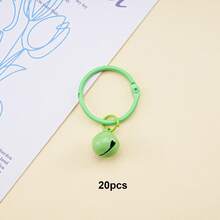 20Pcs Colorful Pentagram Bell Charms, Mini Star Bell Pendants For DIY Keychain, Bag Backpack Earphone Case Jewelry Making Supplies - Small Bell Keychain - View 21