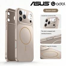 ASUS Phone Case Compatible With Iphone 17 Pro Max / IPhone 17 17Pro / IPhone 18 Pro / 18Pro Max, Full Coverage Design, Lens Protection Film Included, Magnetic Charging Support, Integrated Matte Texture, Lightweight Anti-Drop Phone Case, Champagne / Dark Blue / Orange Available - Champagne - View 10