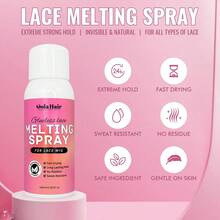 Dola Hair 100ML Melting Spray untuk Wig Lace, Formula Cepat Meleleh Profesional untuk Perekat Wig Lace Depan, Tanpa Residu & Tanpa Kerusakan - 100ml - View 2