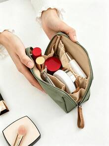 Enjoy The Summer Vibe With Watermelon Print Storage Bag! This Portable Zipper Makeup Bag Comes In 3 Colors, Perfect For Beach Trips, Beauty Enthusiasts, And Those Seeking Short-Term Vacations. - Multicolor - View 8