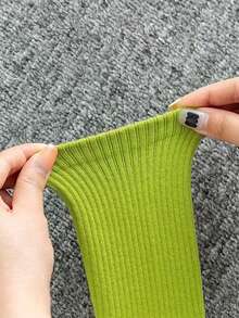 1/3/4/7 Pairs Women's Fitness Floor Socks, Mid-Calf Yoga Socks, Sports Socks, Sweat-Absorbing & Breathable, Shark Leggings Socks, Pilates Socks, Slogan "DO IT", Multi-Color Professional Yoga Socks For Women, Indoor Floor Use, Suitable For Autumn/Winter/Spring/Summer Sports Wear - Multicolor - View 3