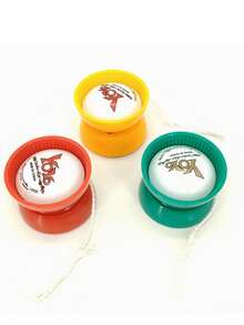 1pc Plastic Yo-Yo Beginner Starter YOYO Automatic Return String-Controlled Toy Random Color - Multicolor - View 4