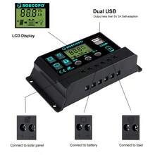 Kit de Sistema Solar SOECOPO 7000W Pico, Panel Flexible, Controlador 100A, Inversor Generador 12V a 110V 220V para Camping, RV, Cargador del Hogar - SEP-20K-D7000 - Ver 7