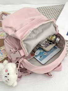 Balo mini thời trang phong cách Kawaii cho nữ, túi đeo vai đa năng cỡ nhỏ cho thiếu nữ, balo du lịch và đi học cho phái nữ - Nhiều màu - Xem 11