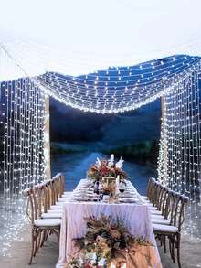 1pc 1.5/3/4.5/6/10/20M Home Decor LED Fairy Lights - Indoor/Outdoor Decorative String Lights, Camping Tent Decorative Lights, Suitable For Wedding, Bedroom, Party, Birthday, Mother's Day Decoration, Music Festival Decoration, Yard Tree Decoration - White Light - View 2