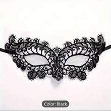 Maschera da donna per costume di Ognissanti. Maschera per gli occhi in pizzo sexy a tema fata. Adatta per festival e feste - Visualizzare 6
