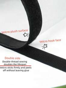 No-Drill Self-Adhesive Screen Window! High Transparency Invisible Mosquito Net, Rental Apartment Dormitory Self-Installation Tool, Breathable And Light-Blocking Free - White Mesh Window Screen With Black Trim - View 2