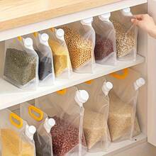 12pcs Sealed Storage Bags For Grains And Cereals, Large-Diameter Soy Milk Suction Nozzle Bags, And Portioning Bags - 12pcs - View 2