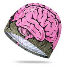 Topi Renang Poliester Unisex Dewasa Pria Wanita Cepat Kering Bernapas Elastis Kain Lembut Topi Renang Anti Selip Ringan Nyaman Topi Mandi Portabel Untuk Kolam Renang Latihan Menyelam Pantai Spa Olahraga Air - MultiWarna - View 12