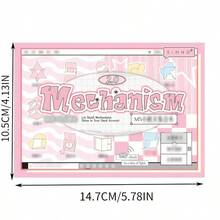 Juego de Materiales de Mecanismo Creativo M5, Puede Hacer 10 Patrones, Nuevo Diseño Creativo 2.0, Adecuado para Scrapbooking DIY, Materiales de Diario, Artes y Manualidades Hechas a Mano, Creación de Álbumes de Fotos Conmemorativos, Regalos de Vacaciones y Regalos de Navidad - Tarjetas de órgano - Ver 10