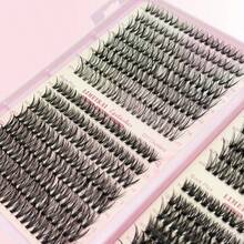 Lash Group Set, 640 Lash Extensions For Elongation, 10-17mm Individual Lashes, D-Shaped, Fluffy, Wispy False Lashes, DIY Kit - View 4