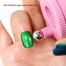 Rotation Cat Eye Nail Magnet Holder Glass Bead Magnetic Ball Multi-Angle Adjustable Magnet Tool Create 3D Aurora Magic Nail Effect Professional Nail Art Manicure Tools - Multicolor - View 6