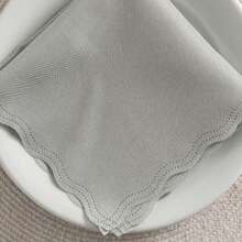 Fabric Napkin Set Of 50 Oxford Laser Finish - 銀灰 - 查看 2