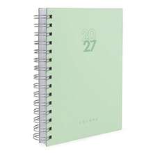 iscool 2026 Solid Colors Hardcover Agenda - Mint Green - View 1