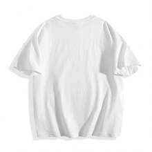 Camiseta impresa para hombres y mujeres - Blanco - Ver 3