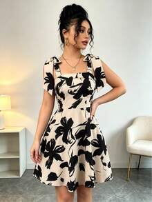 Women Short Dresses - Black - View 5