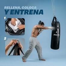 MUUK FITNESS Punching Bags & Sand Bags - Black - View 9