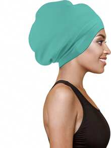 120g Extra Large Silicone Long Hair Swim Cap - Unisex Swim Cap - Extra Large Swim Cap - Waterproof Silicone Swim Cap - Suitable For Dreadlocks, Afro Extensions, Wigs, Beach Essentials, Beach Accessories, And Pool Floats. - Multicolor - View 26