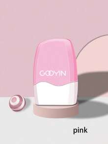 1pc ABS Material Identity Protection Roller Stamp With Ink, Combination Set, - GODYIN Privacy Protection, Used To Hide Confidential Information And Address, Anti-Theft, Blue/Pink/Green Optional, Fashionable Smooth Surface, School Supplies, Back To School Season - Style 1 - View 3