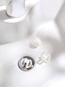 2/1pc Sink Strainer, Sink Flip Cover Bracket, Drain Filter, Bathroom Sink And Washbasin Filter Plug, Bathtub/Bathroom Drain Filter, Hair Catcher, Debris Filter, Filter, Kitchen/Bathroom Tools, Sink Accessories, Cleaning Tools, Drain Accessories, Filter, Home Supplies - A - View 3