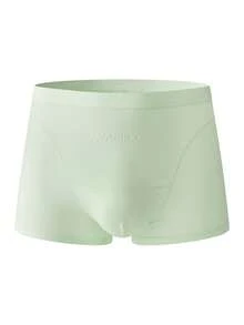 3pcs Men's Multicolor Ice Silk Mesh Printed Comfortable Boxer Briefs - Multicolor - View 5