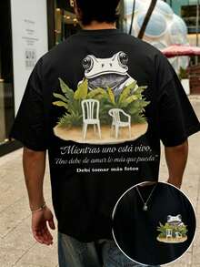 Men T-Shirts - Black-1 - View 4