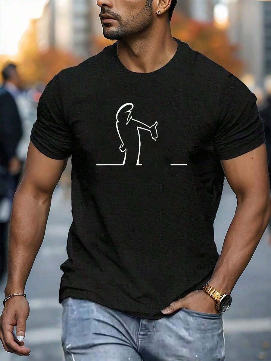 Camisetas para hombres - Negro - Ver 1