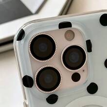 適用於 iPhone 17pro Max/16pro/15pro/AIR 的刻印鏡頭保護膜，銀色亮面鋼化玻璃鏡頭蓋，AR 防刮膜 - 彩色 - 查看 8