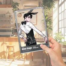 Mercancía de Colaboración del Café del 3er Aniversario de Alien Stage: Llavero de Foto de Tarjeta Acrílica Transparente Suamizi - B - Ver 8