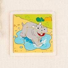 Children's Wooden Early Education Creative 3D Puzzle Board Ocean Animal Assembly Blocks Educational Fun Toy - Multicolor - View 14