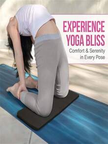 Đệm xốp chống trượt cho yoga và pilates dùng cho đầu gối và khuỷu tay, dày 15mm, thoải mái, chống nước, dây đeo điều chỉnh đa năng, di động - Nhiều màu - Xem 6