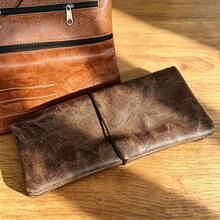 British Retro Faux Leather Tobacco Pouch, Multi-Functional Compartment Portable Storage Bag, Cigarette Organizer, Smoking Accessories Tool Kit, Multiple Colors Available - 1PC - View 5