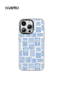 Ocean Coconut Tree Shell Coral Starfish Wave Crab Patchwork Pattern, Transparent Anti-Drop TPU Material Phone Protective Case, Camera Protrusion Protection Shell, Can Be Given As Holiday Gift To Partners And Friends, Compatible With Apple Phone XS/XS Max/XR/11 12 13 14 15 16 Pro/Pro Max/14 15 Plus, 17 16 Pro Max. - Multicolor - View 4