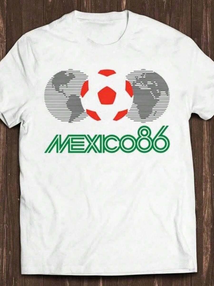 Camiseta unisex estampada, 100% algodón, corte holgado, diseño informal, perfecta para vacaciones de verano en la playa, uso diario informal y estilo urbano,camisetas para hombre,playeras - Blanco - Ver 1