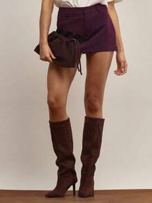 Minifalda elegante y ajustada de talle bajo para salir de noche, trabajar, eventos, vacaciones de verano y festivales - Granada - Ver 4