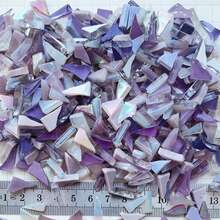 120g Mixed Color Asymmetric Triangle Glass Mosaic Chips, DIY Handmade Mosaic Craft Materials For Art Painting, Vase And Home Decoration - A - View 17