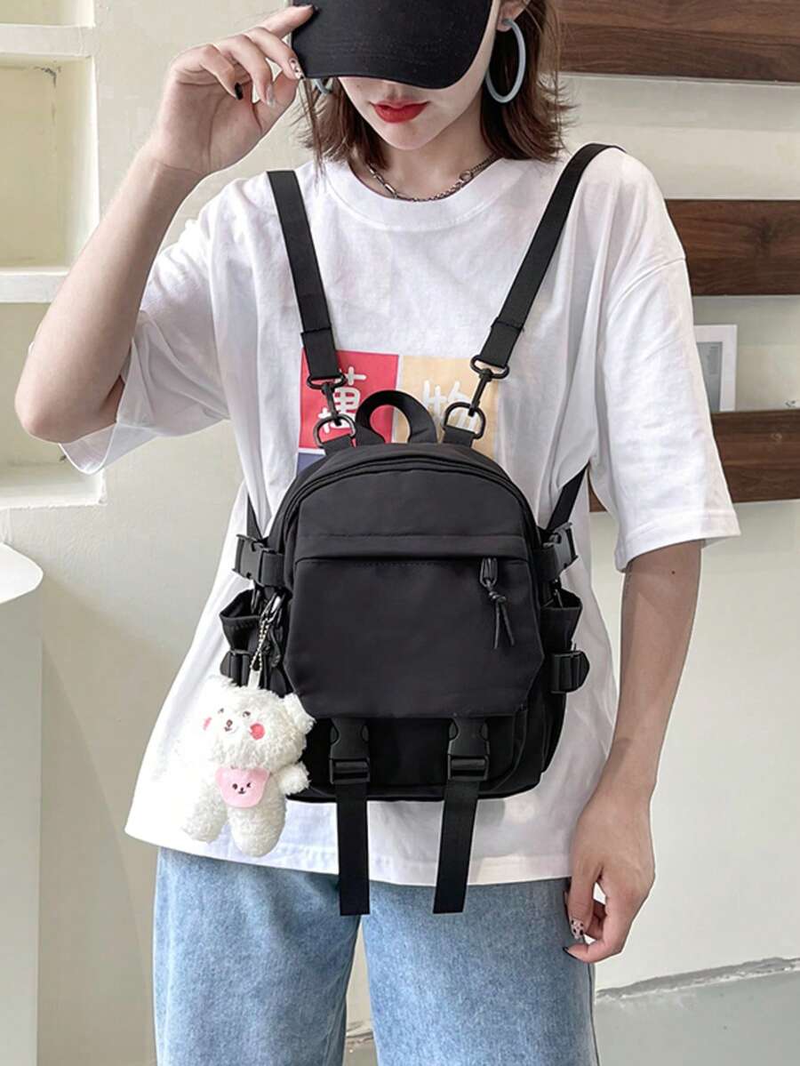 Balo mini thời trang phong cách Kawaii cho nữ, túi đeo vai đa năng cỡ nhỏ cho thiếu nữ, balo du lịch và đi học cho phái nữ - Nhiều màu - Xem 1