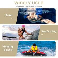 1pc Silicone Swim Cap, Waterproof, Anti-Slip, Comfortable And Breathable, High Elasticity, Unisex, Swimming Gear, Beach Essential, Beach Accessory, Pool Float - Multicolor - View 8