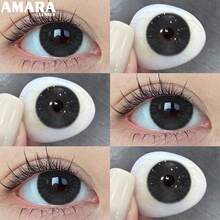 AMARA 黑色隱形眼鏡，自然外觀，藍色隱形眼鏡，灰色隱形眼鏡，棕色隱形眼鏡，聖誕派對隱形眼鏡 - MELBOURNE-BLACK - 查看 5